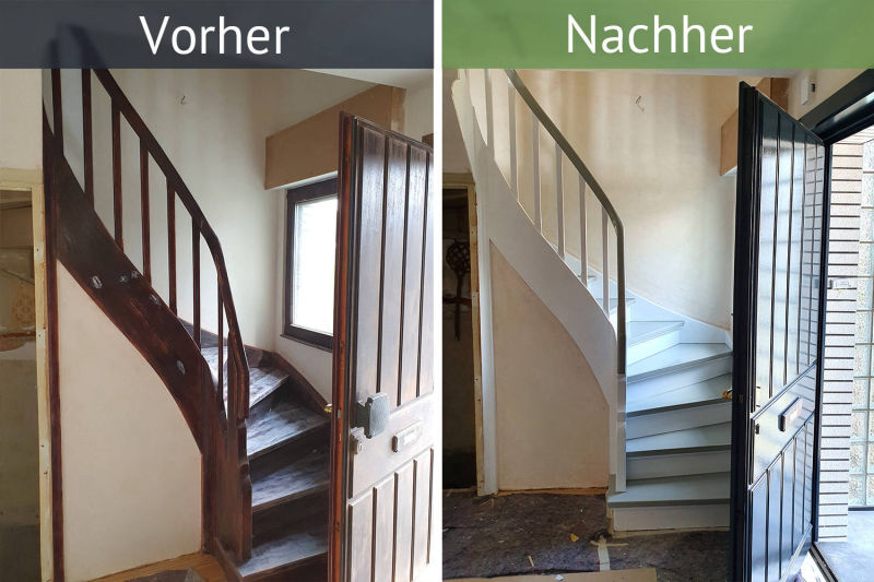 Malerbetrieb Trautmann Oberhausen Treppenanstrich